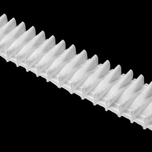 Gardinenband 3763P 80mm Smokfalten 1:2.5 Weiß