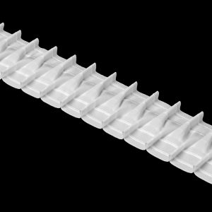 Gardinenband 3948P 80mm Smokfalten 1:2.0 Weiß