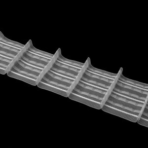 Gardinenband 3951MP 80mm Bleistiftfalte 1:1.5 Transparent Multitaschenband