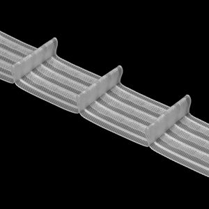 Gardinenband 3960MP 65mm Bleistiftfalte 1:1.5 Transparent