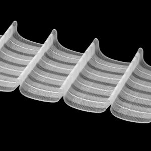 Gardinenband 4338MP 100mm Bleistiftfalte 1:1.5 Transparent Multitaschenband