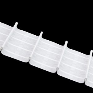 Gardinenband 4338P 100mm Bleistiftfalte 1:1.5 Weiß Multitaschenband