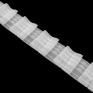 Gardinenband 4393MP 65mm Flachfalten 1:2.5 Transparent