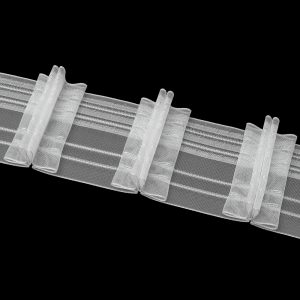 Gardinenband 4437MP 80mm Stehfalte 1:3.0 Transparent