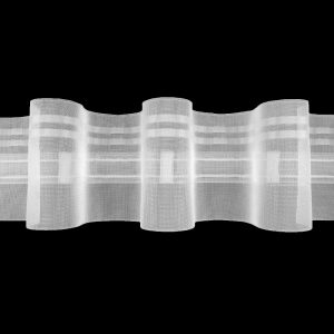 Gardinenband BK-002 100mm Wellenfalten 1:1.8 Transparent