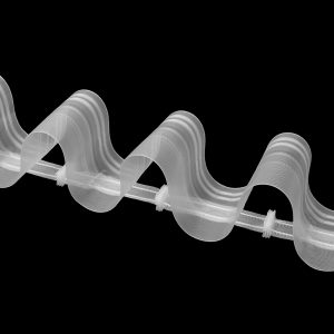 Gardinenband BK-003 100mm Wellenfalten 1:2.0 Transparent
