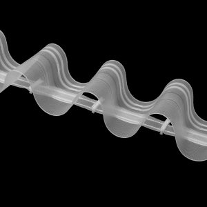 Gardinenband BK-006 100mm Wellenfalten 1:1.5 Transparent