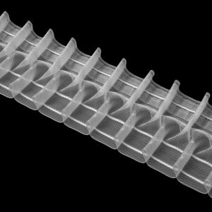 Gardinenband 4368MP 100mm Smokfalten 1:2.0 Transparent