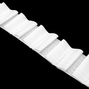 Gardinenband 4385P 80mm Flachfalten 1:3.0 Weiß Multitaschenband