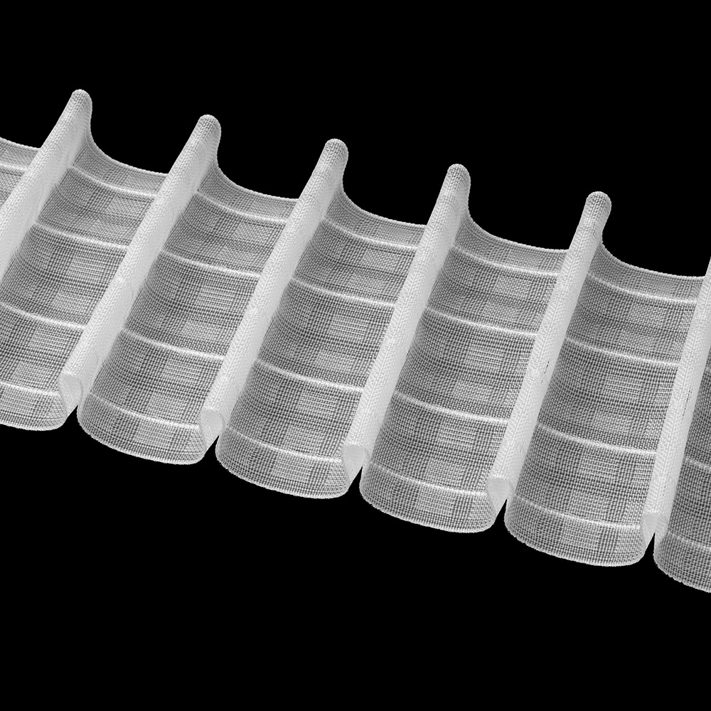 Gardinenband 4472MP Soft 100mm Bleistiftfalte 1:2.0 Transparent Multitaschenband