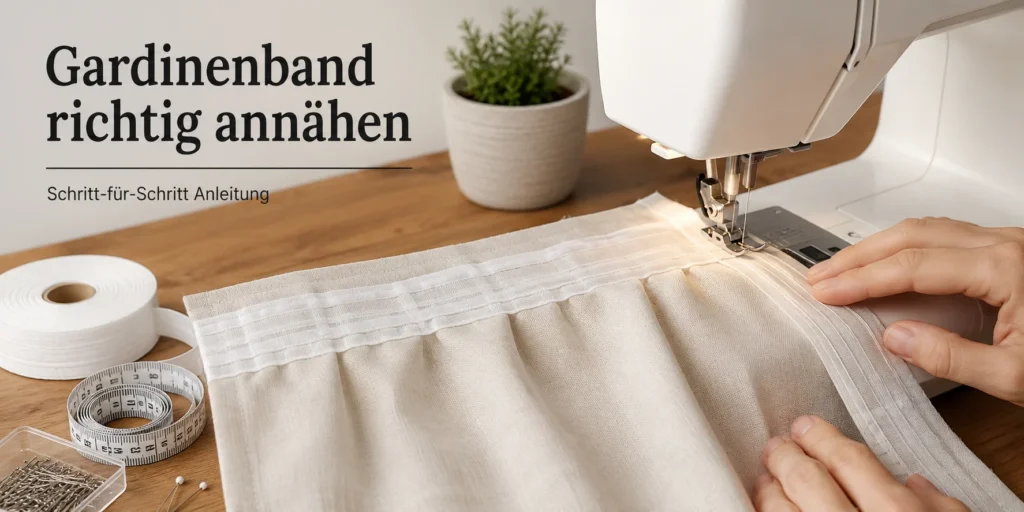Gardinenband richtig annähen